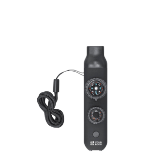 6-in-1 overlevingsfluit met ledlamp en koord