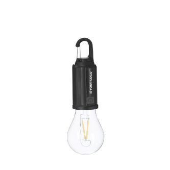 Lamp in gloeilampvorm met zonne-oplaadfunctie en batterij