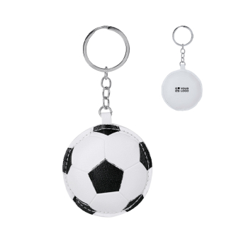 Sleutelhanger in de vorm van voetbal van synthetisch leer