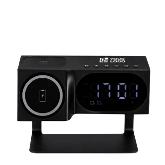 Draadloos laadstation met luidspreker en digitale klok 1.200mAh