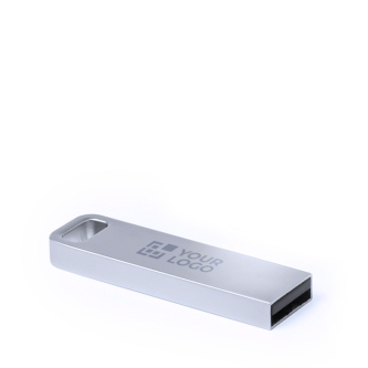 Metalen USB, minimalistisch, ideaal voor sleutelhanger