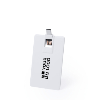 Dubbele USB-kaart, USB/type C, ultradun en inklapbaar