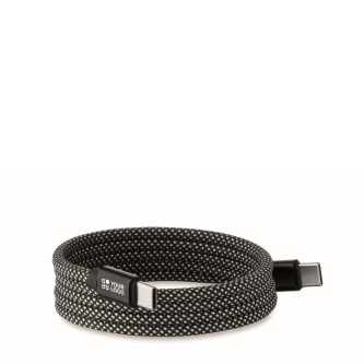 Magnetische gevlochten RPET Type-C-kabel 60 W, 1 m