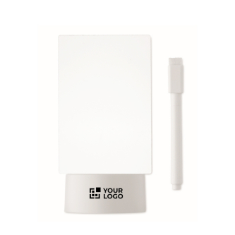 Acryl LED-bord met aluminium voet en witte marker