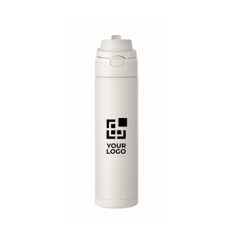 Druppelvrije dubbelwandige fles van gerecycled roestvrij staal 500 ml