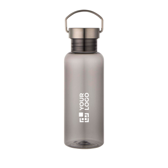 Waterfles met schroefdop en roestvrijstalen handvat 600ml