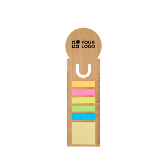 Meetlat met gekleurde kleine en grote post-its