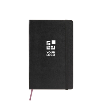 Groot geruit notitieboek van lederlook papier Moleskine Classic