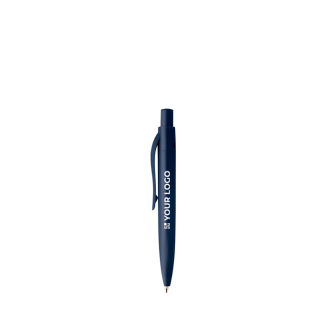 Mini balpen van RCS-gecertificeerd gerecycled plastic met blauwe inkt