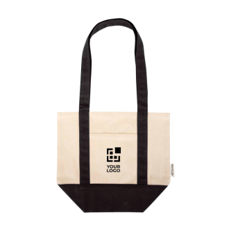 Tote bag van gerecycled katoen met GRS-certificaat 320g/m²
