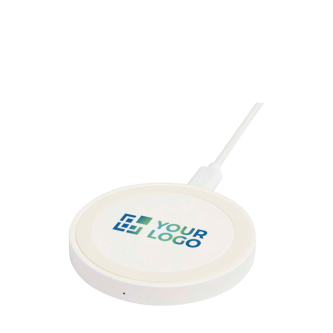 Draadloos oplaadstation met kabel 2-in-1 van gerecycled plastic 15W
