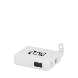Powerbank van gerecycled plastic met snellaadfunctie 10.000 mAh