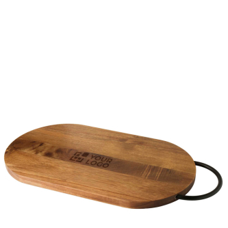 Snijplank van acaciahout met stevig en ergonomisch handvat