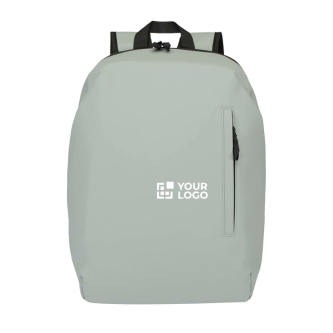 Antidiefstalrugzak van synthetisch leer 18L laptop 15"