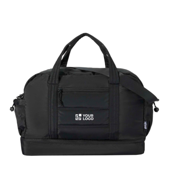 Reistas van gerecycled polyester canvas met rits 30L