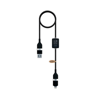 Laad- en datakabel met verlicht logo 60W 1m SCX.design