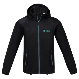 waterafstotende jas 60 g/m2 kleur zwart
