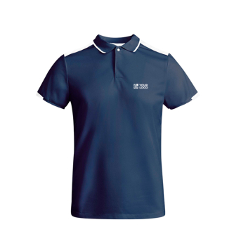 Kort sportpolo voor kinderen van polyester 140 g/m² Roly