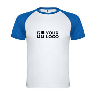 Tweekleurig sportshirt voor kinderen korte mouwen - Roly Indianapolis
