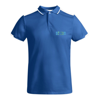 Polyester poloshirt met korte mouwen voor heren, 140 g/m², Roly