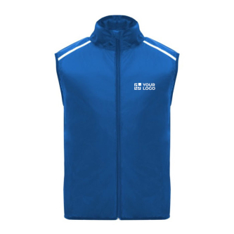 Winddichte en ademende unisex running bodywarmer 70 g/m2 Roly