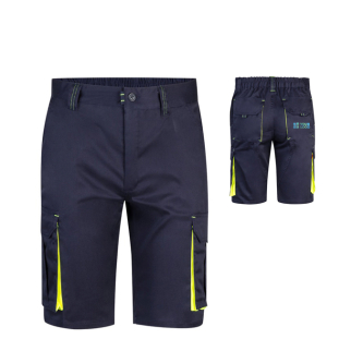 Werkbermuda met logo, tweekleurig, 240 g/m² Velilla