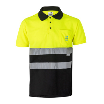 Reflecterende werkpolo van polyester 160 g/m² Velilla
