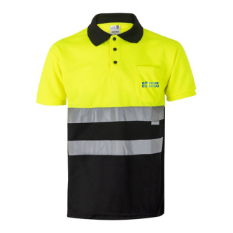 Werkpolo met korte mouwen, van polyester 160 g/m² Velilla