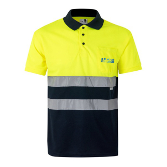 Extra grote werkpolo met hoge zichtbaarheid 160 g/m² Velilla