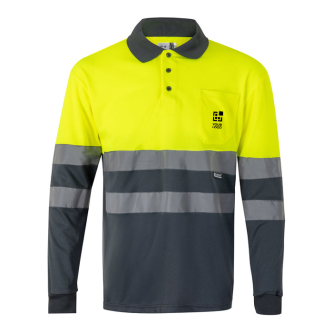Werkpolo, fluorescerend, van polyester 160 g/m² Velilla
