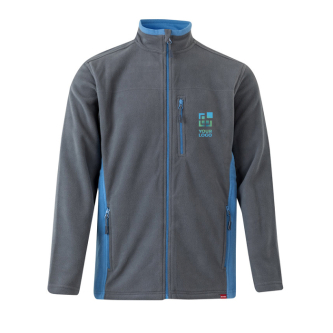 Unisex fleece werkjas van polyester 220 g/m² Velilla