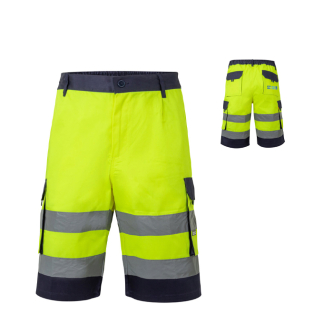 Werkbermuda met felle kleuren en reflecterend 210 g/m² Velilla