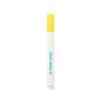 Plastic markeerstift met matte afwerking en dop in de inktkleur
