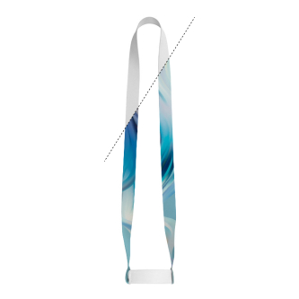 In Europa gemaakte lanyard voor sublimatie met elastische bekerhouder