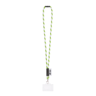 Tubulaire lanyard, gemaakt in Europa, met standaard karabijnhaak