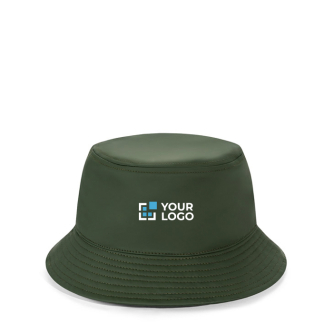 Bucket hat van gerecycled polyester rPET, waterafstotend