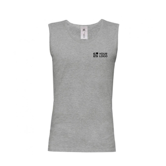 Mouwloos shirt van katoen voor heren 145 g/m² B&C