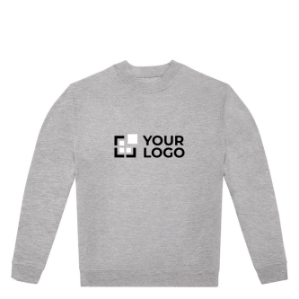 Unisex sweater van katoen en polyester met ronde hals 280 g/m² B&C