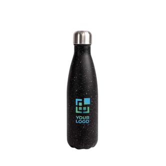 Dubbelwandige roestvrijstalen fles met splash effect design 500ml met jouw bedrukking