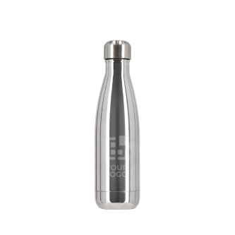 Thermofles van gerecycled staal met glanzende afwerking 500 ml
