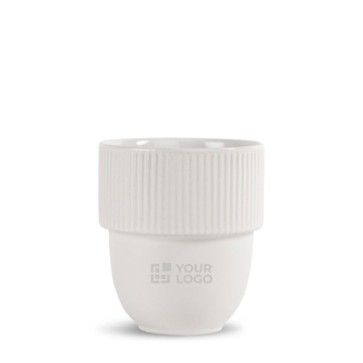 Stapelbare mok met origineel design in vele kleuren 270ml met jouw bedrukking