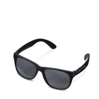 Neon zonnebril met zwarte frames UV400-bescherming met jouw bedrukking