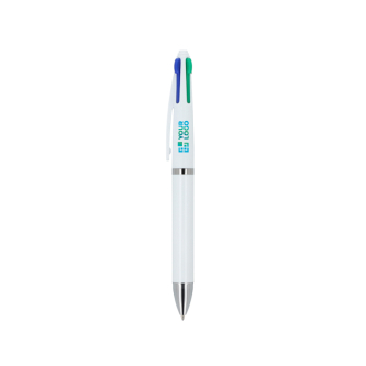 4-kleurenpen met meervoudige inkt zwart blauw rood en groen