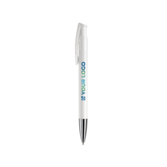 Matte kleurrijke plastic pen gemaakt in de EU met jouw bedrukking