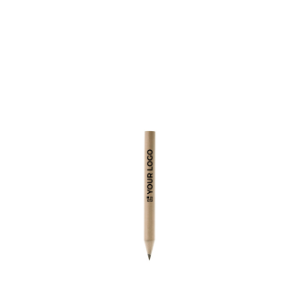 Klein houten potlood om te schrijven met een geslepen punt