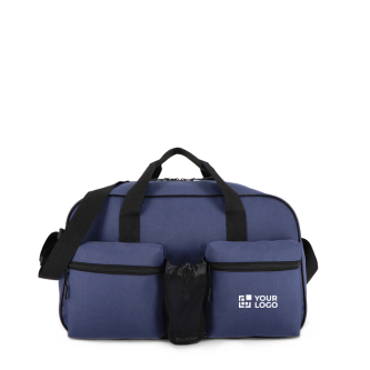 Sporttas van gerecycled PET met dubbele voorvakken 25L