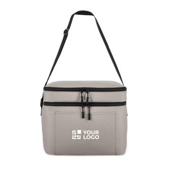 Koeltas met dubbel compartiment en korte handgrepen 12L