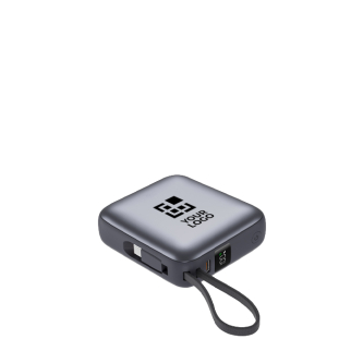 Powerbank met geïntegreerde kabels en snelladen 10.000mAh