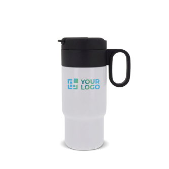 RVS fles met dop die als beker fungeert 300ml met jouw bedrukking