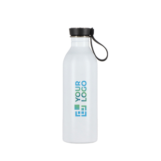 RVS fles met siliconen draaglus in de dop 500 ml